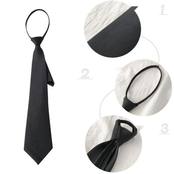 Student Zipper Lazy Safety Tie Men And Women - Image 7