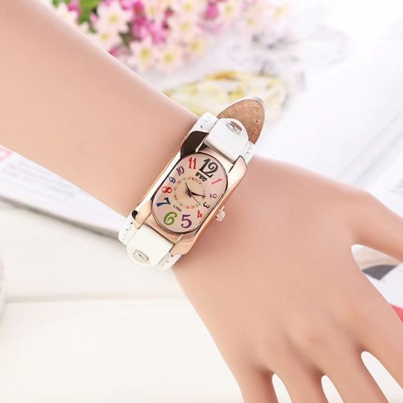 Trendy Vintage Genuine Leather Men's Watch - Image 10