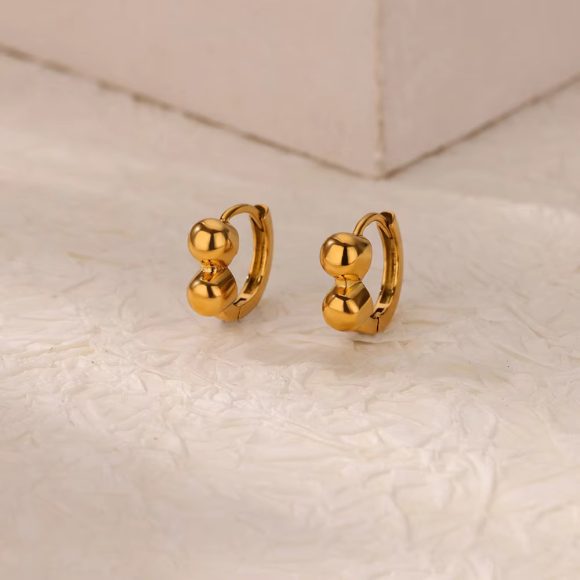 Simple Love Heart Earrings Ear Ring Women's New Trendy Arc Earrings - Image 10