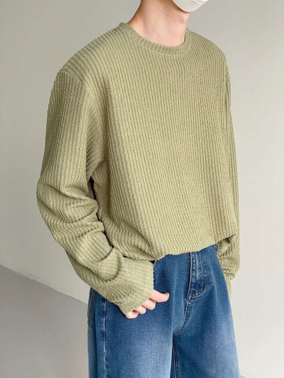 Men's Autumn Loose Casual Bottoming Shirt - Image 3