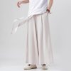 Cotton And Linen Plus Size Loose Trousers Men's Chinese Style - Image 8