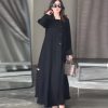 Women's Retro Biker's Mid-length Coat - Image 3