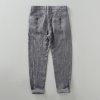 Retro Breathable Straight Yarn-dyed High Sense Linen Pants Men - Image 6