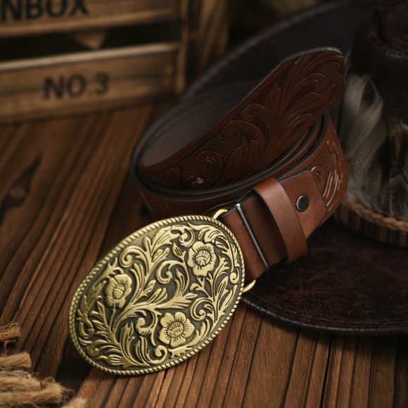 Punk Leather PU Leather Denim Trend Belt - Image 3