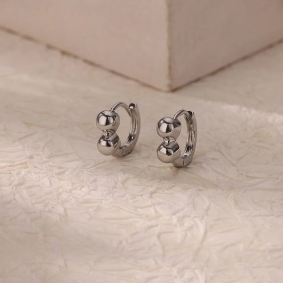 Simple Love Heart Earrings Ear Ring Women's New Trendy Arc Earrings - Image 5