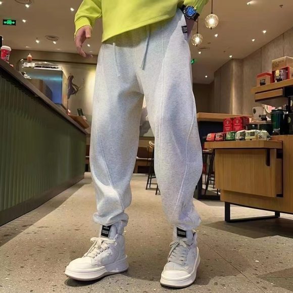 Men's Thickened Spring And Autumn All-match Ankle-tied Loose Harem Pants - Image 3