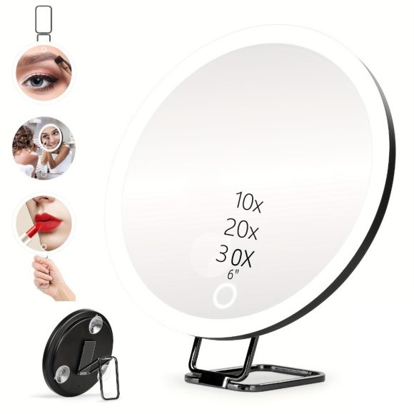 Charging Led Fill Light With Light Bracket Rotating Makeup Mirror - Image 4