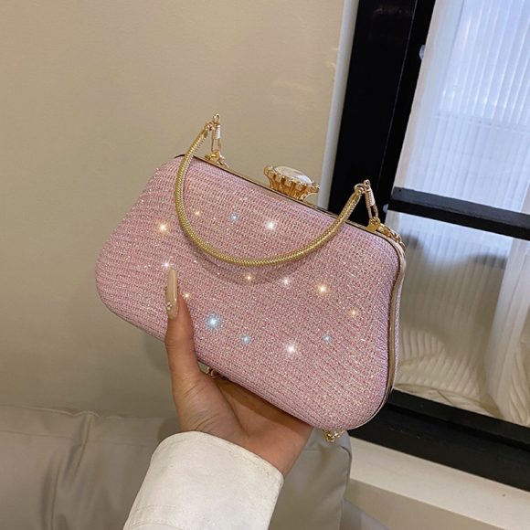Women's Fashion Clutch Crossbody Chain Bag - Image 2