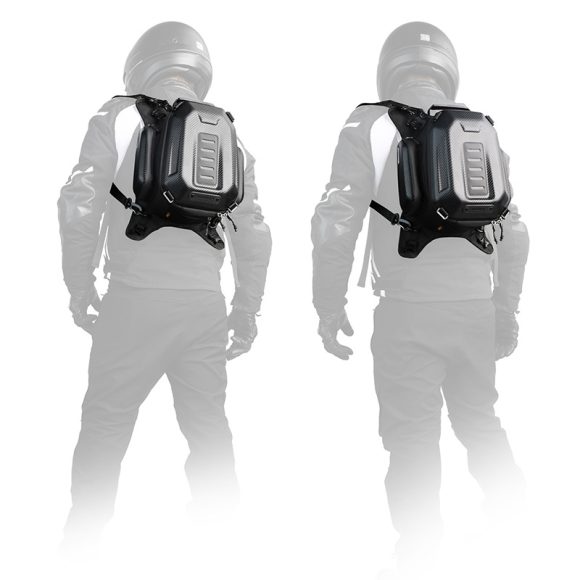15L Can Expand Motorcycle Hard Shell Backpack - Image 5