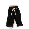 Straight-leg Pants Children Thick Warm Wide-leg Pants - Image 3