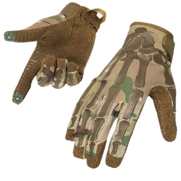 Ice Silk Non-slip Sun-proof And Breathable Full Finger Touch Screen Tactical Gloves - Image 3