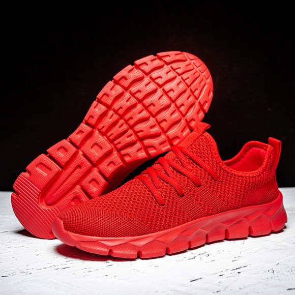 Mesh Breathable Casual Sneaker Light Running Shoes Men's Shoes - Image 8