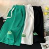Waffle Shorts Straight Loose Sports Shorts Casual