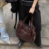 Female New Rivets Large-capacity Crossbody Bag - Image 5