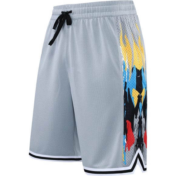 Loose Overknee Five-point Beach Workout Training Middle Pants - Image 6