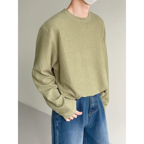 Men's Autumn Loose Casual Bottoming Shirt - Image 7