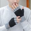 Men's Warm Thickened Knitting Half Finger Gloves - Image 3