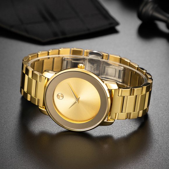 Ultra-thin Men's Watch Business Stainless Steel Watch With Quartz - Image 4