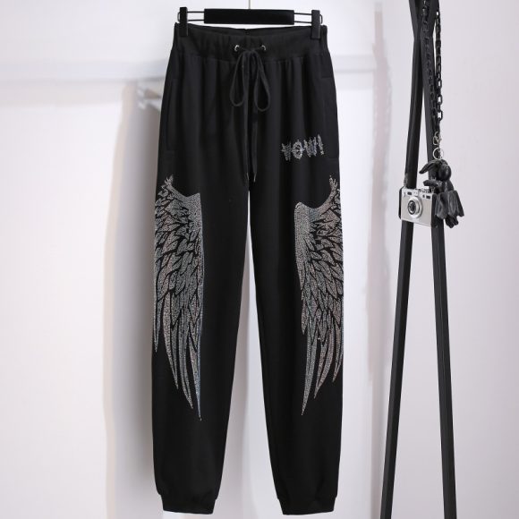 Casual Loose Exercise Ankle-tied Sweatpants