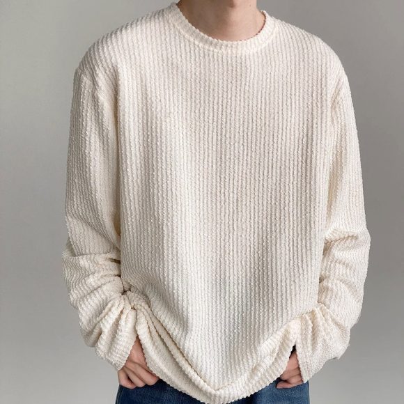 Men's Autumn Loose Casual Bottoming Shirt - Image 6