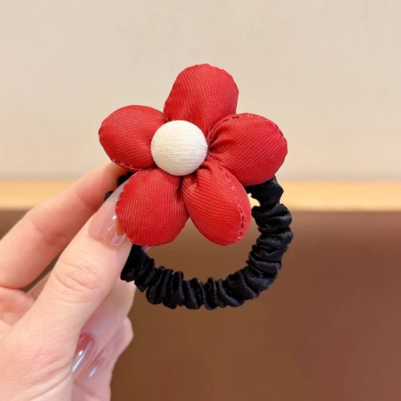 Polka Dot Flower Hairband Cute Hair String - Image 9