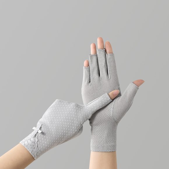Cycling And Driving Anti-slip Touch Screen UV Protection Sun Protection Gloves - Image 8
