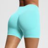 Seamless Three-section Waist Fitness Shorts Women's High Top Sports Yoga Shorts - Image 6