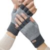 Men's Warm Thickened Knitting Half Finger Gloves - Image 9