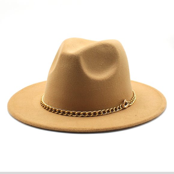 Broad-brimmed Hat Fashion Flat Brim Top Hat Men Women - Image 4