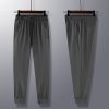 Ice Silk Leggings Men's Sports Pants Thin Trendy - Image 2