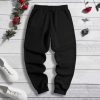 Dark Printed Loose Men's And Women's Lace-up Sweatpants - Image 9