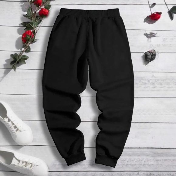 Dark Printed Loose Men's And Women's Lace-up Sweatpants - Image 9