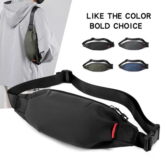 Men's Fashion Simple And Lightweight Mini Waist Bag - Image 5