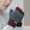 Men's Warm Thickened Knitting Half Finger Gloves - Image 8
