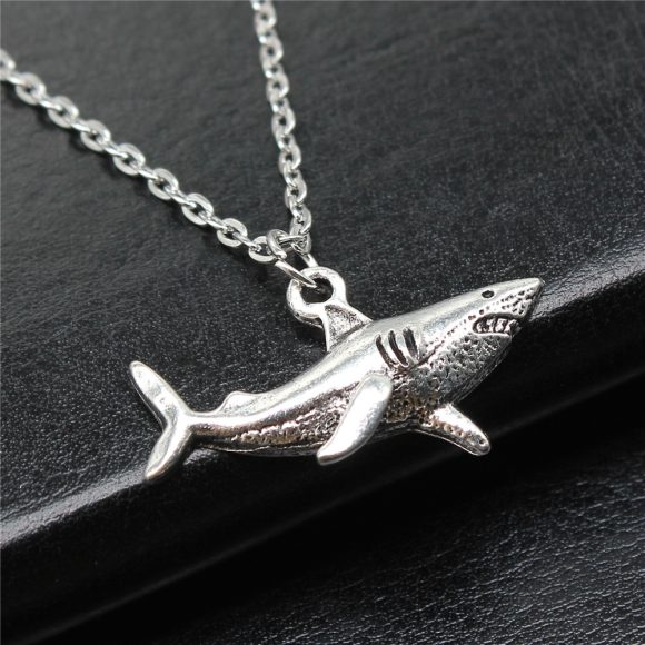 Popular Ornament Shark Pendant Necklace - Image 3