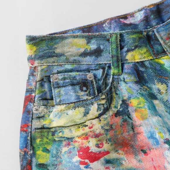 Spring New Retro Heavy Industry Loose Design Jeans - Image 3
