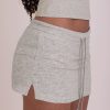 Simple Drawstring Split Solid Color Low Waist Anti-exposure Slimming Sheath Pantskirt - Image 3