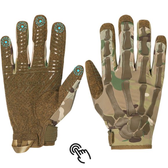 Ice Silk Non-slip Sun-proof And Breathable Full Finger Touch Screen Tactical Gloves - Image 8