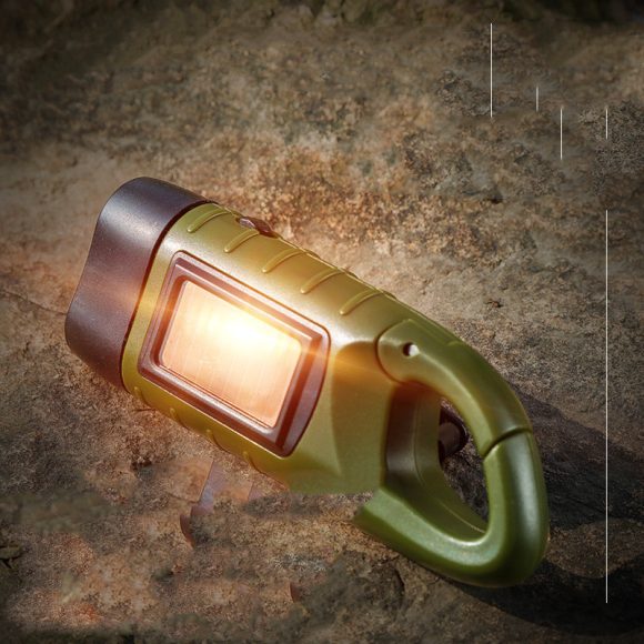 Outdoor Hand-cranked Power Generation Led Flashlight Strong Light Solar USB Charging - Image 5
