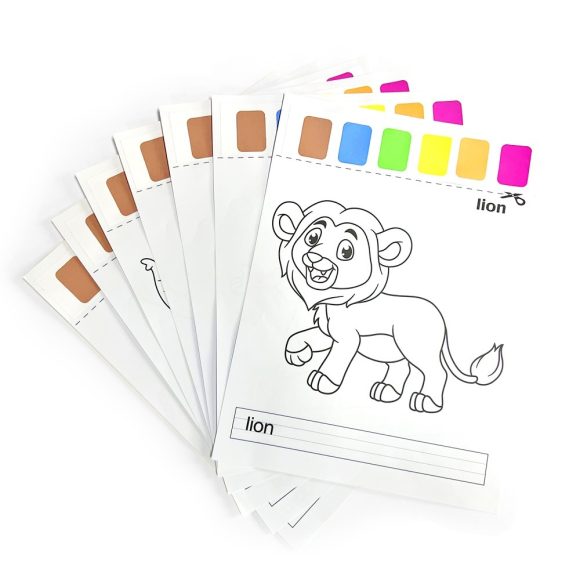 Color Filling Painting Children's Drawing Paper Watercolor Coloring - Image 2
