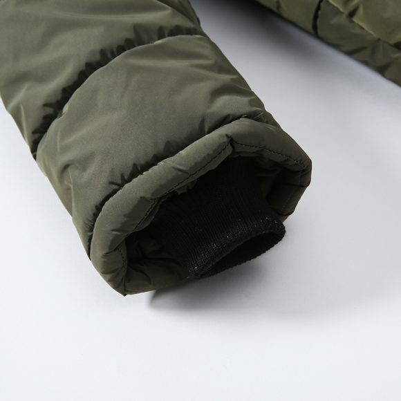 Boys Large Fur Collar Padded Warm Cotton Jacket - Image 10