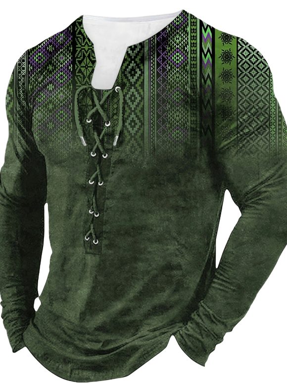 European And American Sports Long Sleeved Men's Print - Image 5