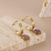 French Minority Design Titanium Steel Earrings - Image 6