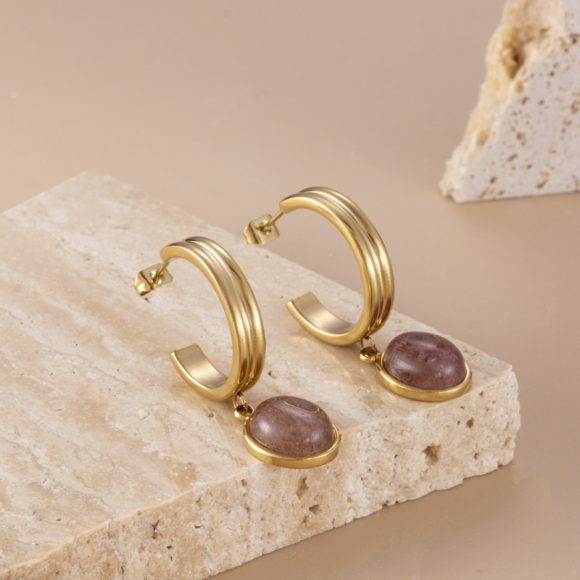 French Minority Design Titanium Steel Earrings - Image 6