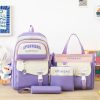 Four-piece Ins Schoolbag For Junior And Senior High Schools - Image 5