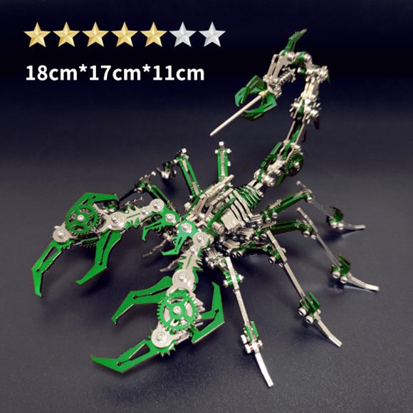Steel Scorpion King Color 3D Puzzle Model Metal Toy - Image 5