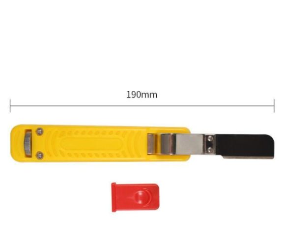 LY25-1 Adjustable Insulated Round Wire Stripper PVC Electrician's Knife - Image 8