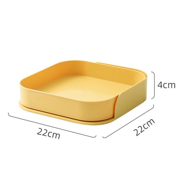 Multifunctional Rotating Shelving Condiment Rotating Storage Box - Image 6