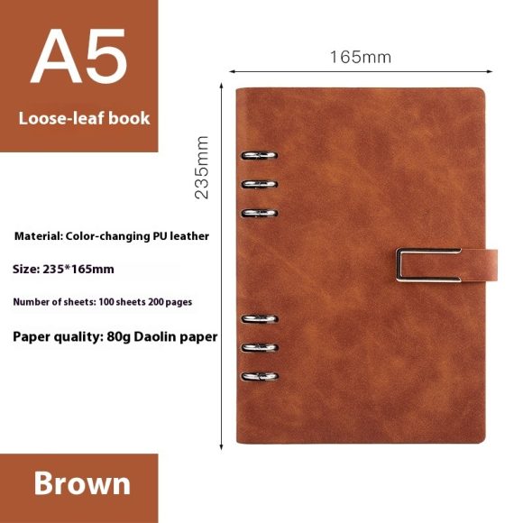 A5 Notebook Loose-leaf Removable Notepad Business Office Meeting - Image 8