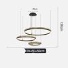 Chandelier Living Room Brushed Aluminum Bedroom Study - Image 5